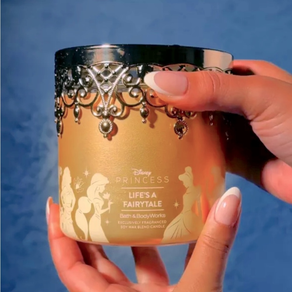 Life’s a Fairytale Disney Princess Bath and Bodywork’s 3 wick Candle.